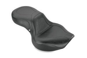 Honda VT750DC Spirit One-Piece Motorcycle Seat - Mustang Motorcycle - Sport Touring, 1PC, Original - Black - `01-`08